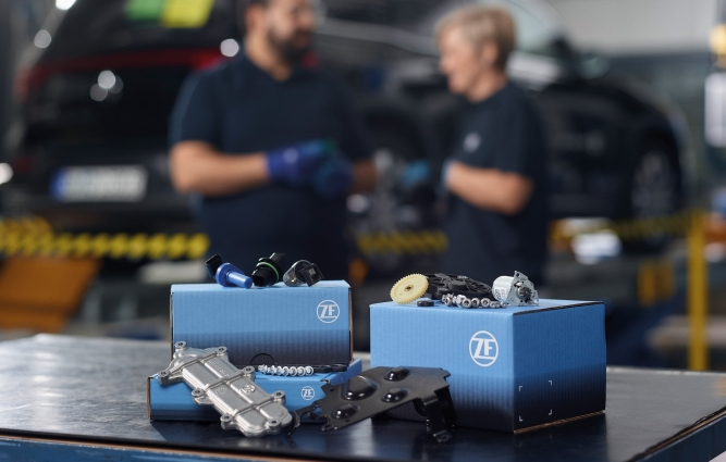 ZF Aftermarket Massgeschneiderte Reparatur-Kits fĂŒr Elektroantriebe